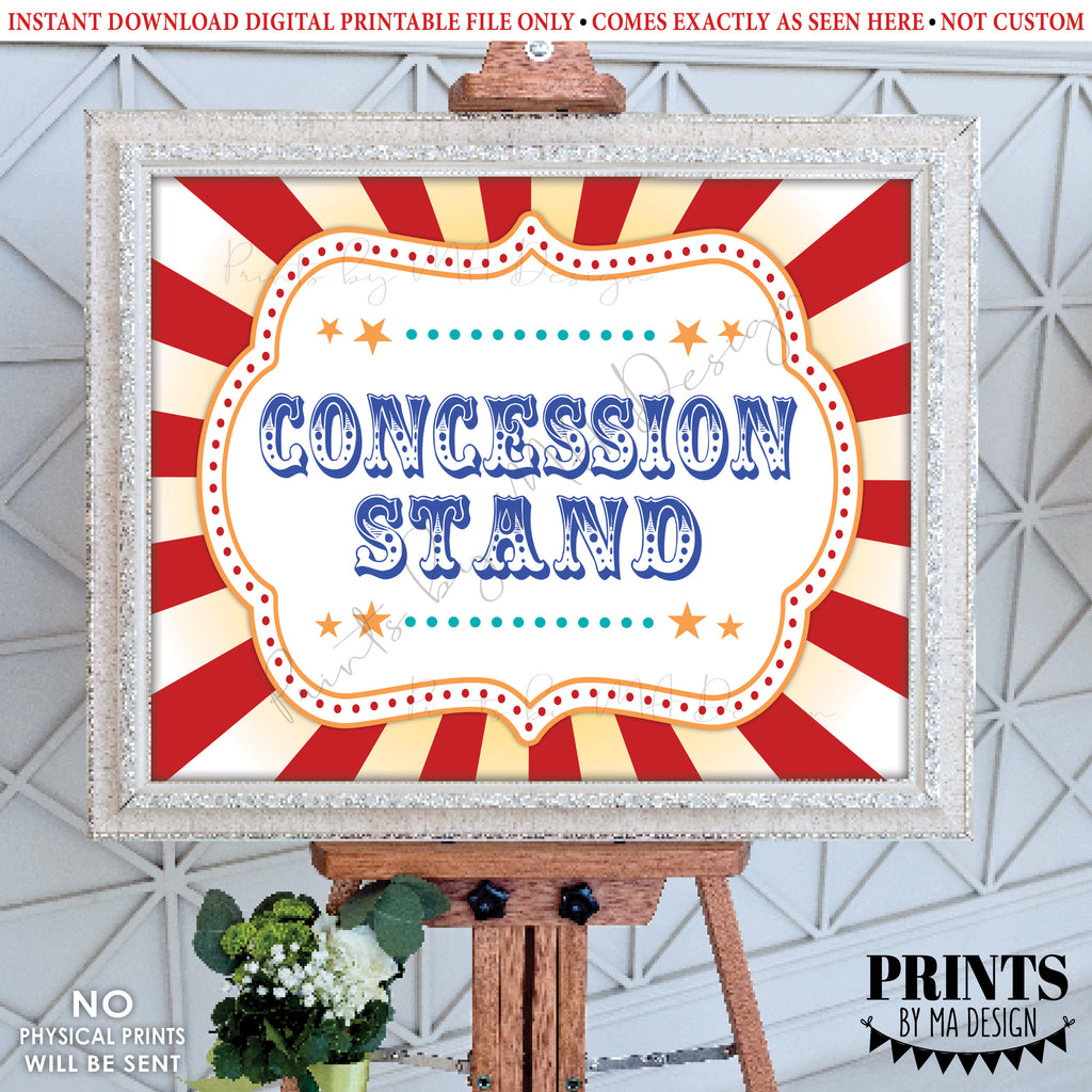 carnival-party-concession-stand-sign-concessions-carnival-sign-circu-printsbymadesign for Free Printable Carnival Food Signs Carnival Party Concession Stand Sign, Concessions Carnival Sign, Circu – PRINTSbyMAdesign for Free Printable Carnival Food Signs