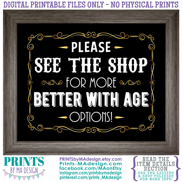1927 Birthday Sign, Aged to Perfection Poster, Vintage Birthday, Better with Age, 8x10/16x20” Black & White Instant Download Digital Printable File