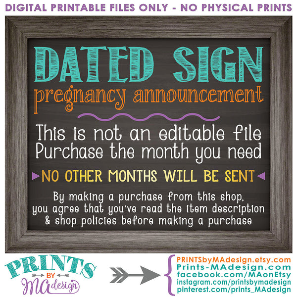 Easter Pregnancy Announcement Sign, Some Bunny is going to be a Big Brother, Baby #2 due in OCTOBER Dated PRINTABLE Chalkboard Style New Baby Reveal Sign, Print as 8x10" or 16x20", Instant Download Digital Printable File - PRINTSbyMAdesign